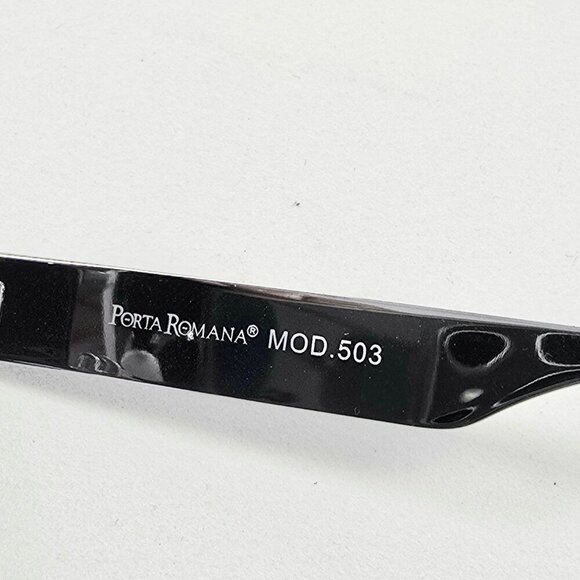 PORTA ROMANA SUNGLASSES SILVER BLUE LENSES MOD 503 main image 5